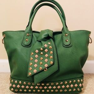 Olive Green Satchel